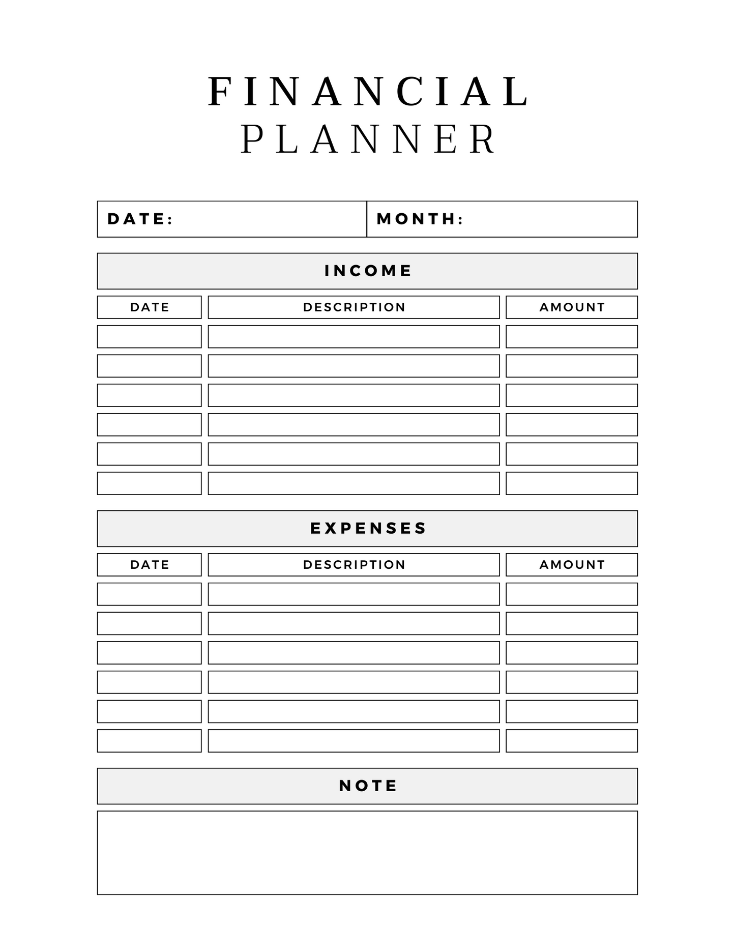 Stay on Track in 2025: A Planner to Help You Stay Focused and Motivated